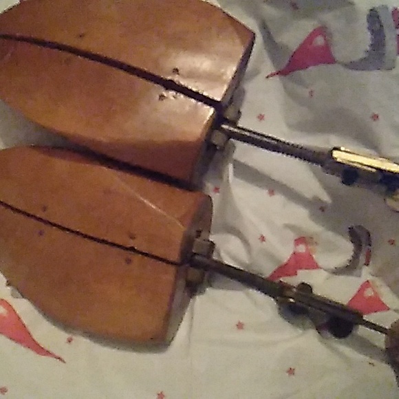 👞 Vintage FREEMAN Brass/Wood Shoe Stretcher EVC - Picture 8 of 16